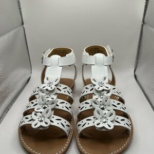 White Floral Sandals